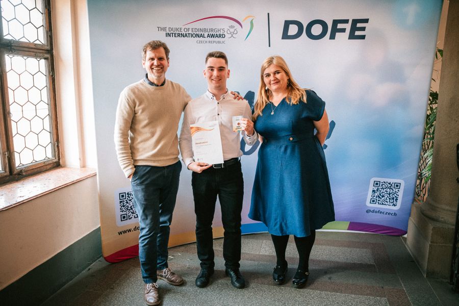 Slavnostní ceremonie a předání DofE