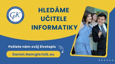 Hledáme učitele informatiky